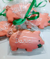 Glückschweinchen aus Lebkuchen 10 cm Personalisierbar