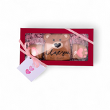 "eine kleine Umarmung" Geschenkkarton 22.5 * 11,5 * 3 cm. Personalisierbar - Fest Keks : Lebkuchen & Kekse für alle festlichen Anlässe