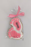 Schwangerschaftsankündigung, Geschenkbox mit Babyfüßchen-Keksen. Geschenk für Papa, Oma, Opa, Tante, Onkel - Fest Keks : Lebkuchen & Kekse für alle festlichen Anlässe