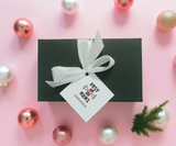 Weihnachtsgeschenk aus Lebkuchen im Geschenkkarton (11x18cm) von Festkeks -rosa