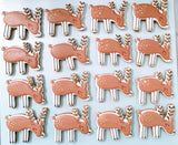 Weihnachten Hirsch aus Lebkuchen, 12 cm - Fest Keks : Lebkuchen & Kekse für alle festlichen Anlässe