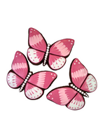 Schmetterling Geschenkset in rosa Farbe, 4* Schmetterling 9.5 * 7.5 cm Personalisierbar