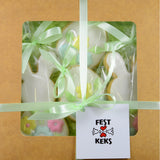 FB0107 BUNNY PASTEL ostern fest keks box geschenkset hase kaninchen bunny easter lebkuchen kekse 