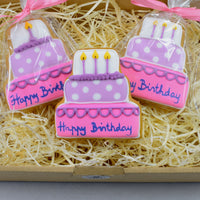 Geburtstagskuchen im Geschenkkarton - Fest Keks