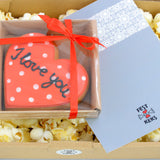Hab Dich sehr lieb Lebkuchen Herz im Geschenkkarton - Fest Keks
