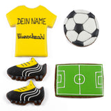 SOC0111 Fest keks geschenk geschenkidee football soccer fussball Borussia Dortmund yellow gelb trikot lebkuchen