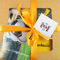 SOC0111 Fest keks geschenk geschenkidee football soccer fussball Borussia Dortmund yellow gelb trikot lebkuchen karte