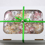 Sternchen Lebkuchen Anhänger Set für Tannenbaum im Geschenkkarton - Fest Keks