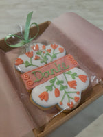 DANKE Keks-Plakette 11 cm im Cellophanbeuteln oder im Geschenkkarton & Grußkarte für deine persönliche Nachricht