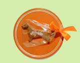 Platzkarte, Dackel-Keks zur Party (7 x 14 cm) oder einzigartiges Geschenk für Hundefreunde