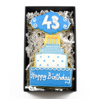 geburtstag blau blue birthday keks geschenk fest keks BB0100 geburtstag blau cookie geschenkset