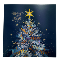 3 * große handdekorierte Schneeflocken (15 cm) im Geschenkkarton (22*17cm) & elegante Postkarte (20*20 cm)